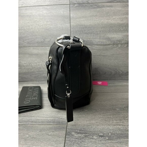 Vince Camuto Leather Convertible Backpack - Nikia black bag